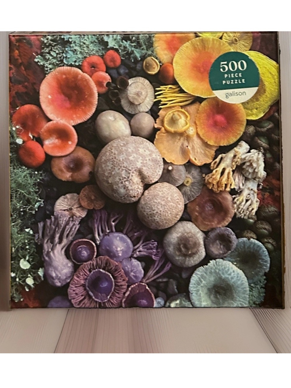 Galison ‘Shrooms in Bloom’ Colorful 500 Piece Jigsaw Puzzle *FREE 2nd Puzzle!
